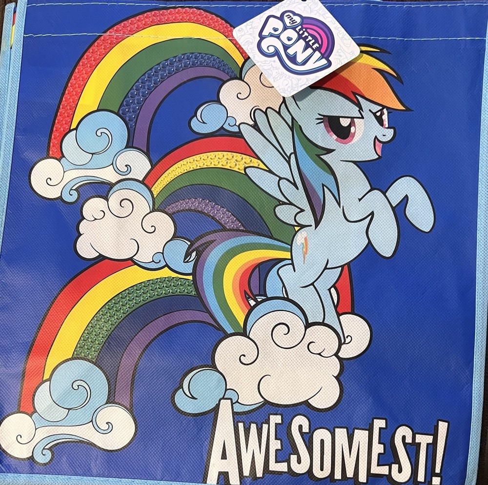 My Little Pony “AWESOMEST!”Reusable Tote Bag 12X12