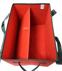 Earthwise Deluxe Collapsible Reusable Shopping Box Grocery Bag Set with Reinf…