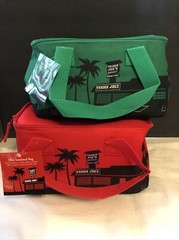 Trader Joe’s Mini Insulated Tote Bag “Red & Green” 1.5Gal IN HAND