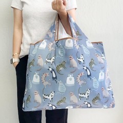 Stylish Large Nylon Reusable Tote Bags – Waterproof & Foldable for Groceries
