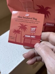 Trader Joe’s Mini Insulated Bag Peach Pink 2025 Release Limited Edition