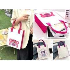 4 pcs SANRIO CHARATHER NONE WOVEN FELT HANDBAG (MEDIUM A4) TUTORING/SCHOOL BAG