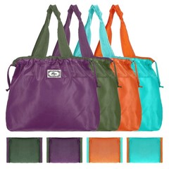4 PCS Reusable Grocery Bags Colorful Shopping Foldable Washable Lightweight