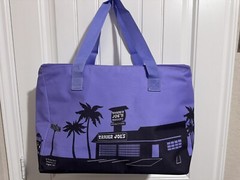 New Trader Joe’s LAVENDER Purple Insulated Large Cooler Reusable Shopping Bag