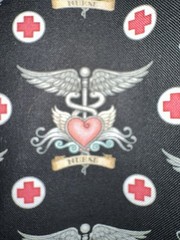 Nurses Are The True Heroes – Handmade Reversible Washable Sturdy Tote Bag