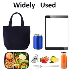 6 Pack Small Canvas Tote Bags, Cute Bags with Handles Reusable Sturdy Little …