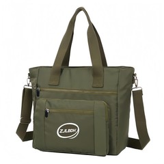 Tote Bag for Women With Compartments,Large Canvas Tote Women’s Purse Crossbody B