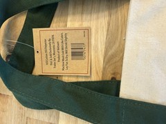 Trader Joe’s Mini Canvas Tote Bag Deep Green Holiday 2025 Limited Edition