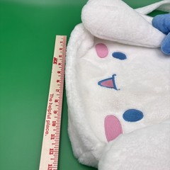 Cinnamoroll Tote Bag Face-Shaped Fuzzy Sanrio 12″ x 12″ New with Tags.