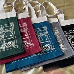 DAUNT BOOKS organic cotton canvas Tote Bag United Kingdom London shopping bag