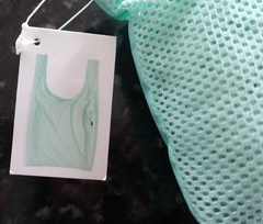 NWT Baggu MESH Standard Reusable Bag Mint Green US seller Discontinued OOP