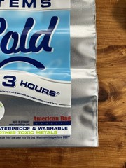 Hot Cold 18 Bags Thermal Cooler, Grocery Size, Red/Blue No Ice Needed