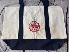 Lot of Trader Joe’s Bag Bundle 4 TOTAL Canvas Cheese Comfort Foods Philadelphia