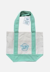 (RARE) READY TO SHIP! Trader Joe’s pastel green mini canvas tote bags