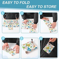 Extra Large 50lbs Foldable Reusable Grocery Bag Shopping Tote Bag Handle