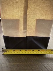 Trader Joe’s Large Dark Blue/Beige Tote Bag Brand New With Tags Free Shipping