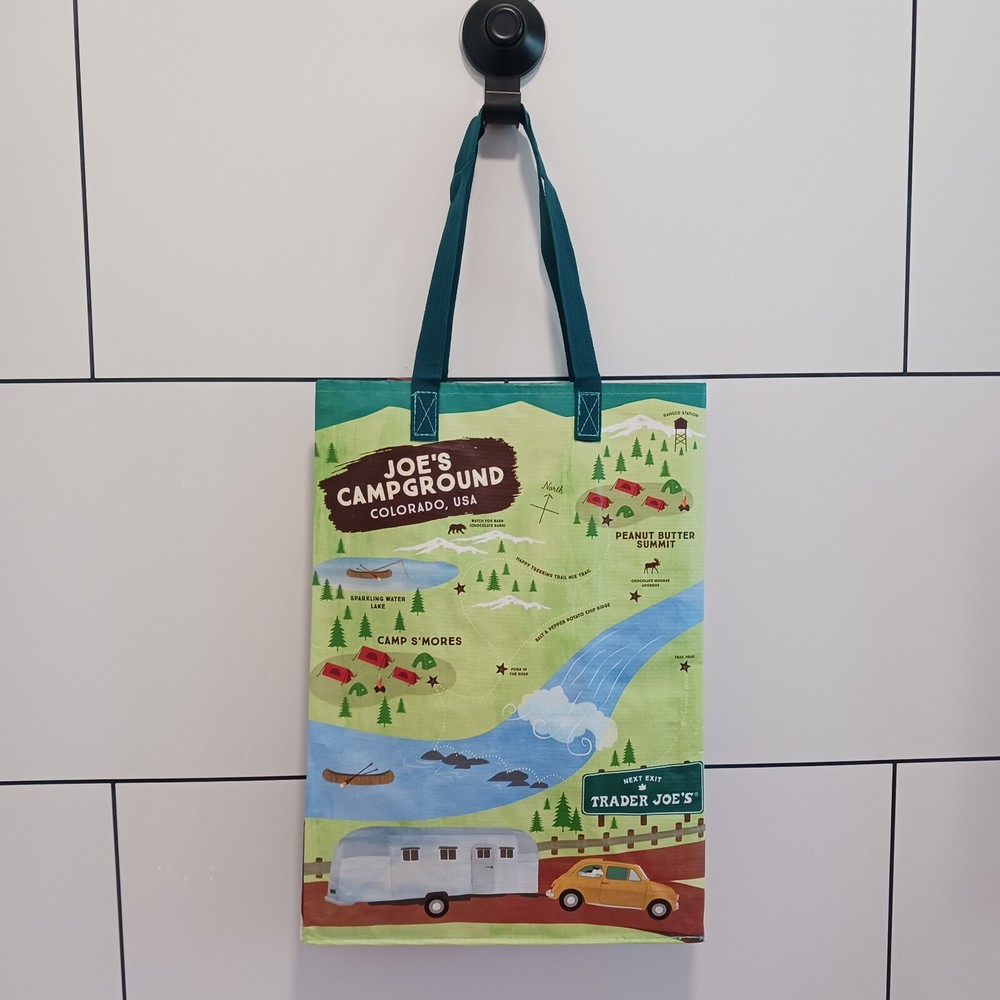 Trader Joe’s Reusable Collectible Regional Colorado Tote Bag ❄️ Ski, Camp, Hike!