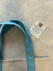 Trader Joe’s Pastel Mini Tote BLUE NWT LIMITED EDITION