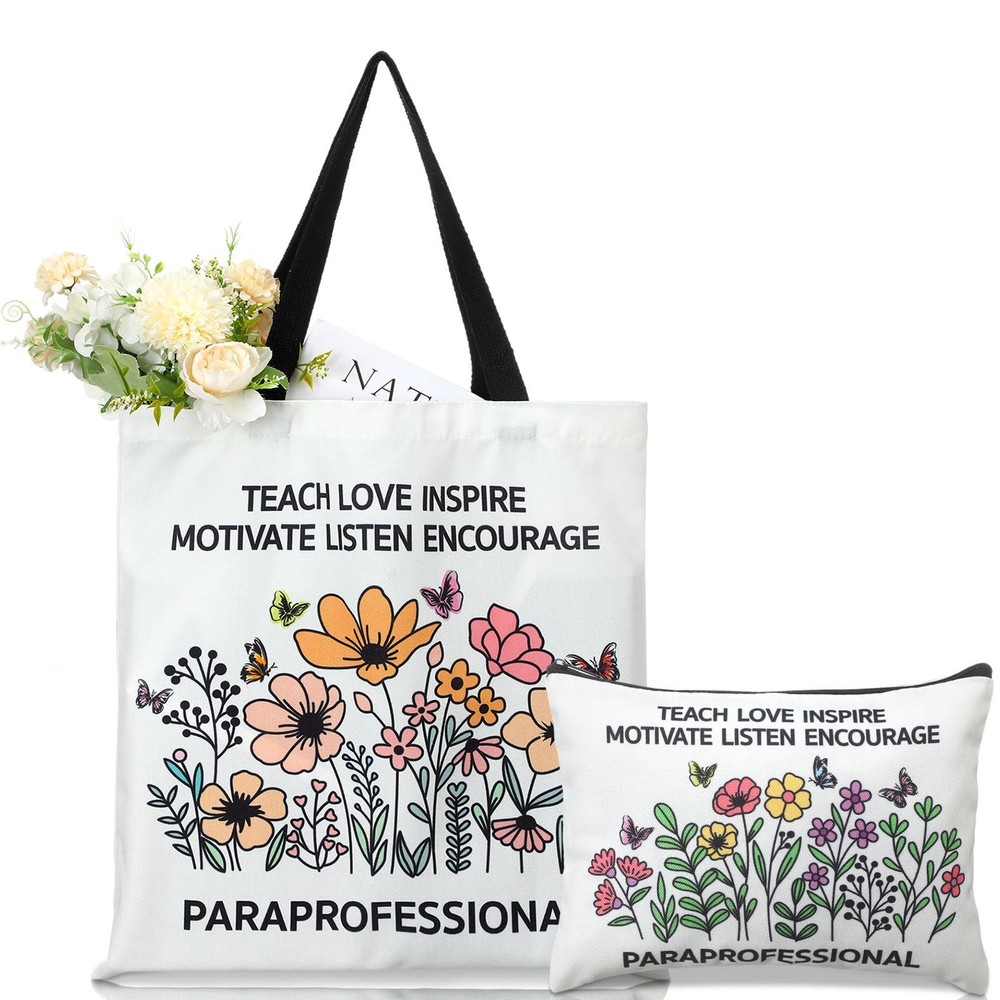 14.9 x 15.7 inches (canvas bag), 9 x 6.7 (makeup Multicolor