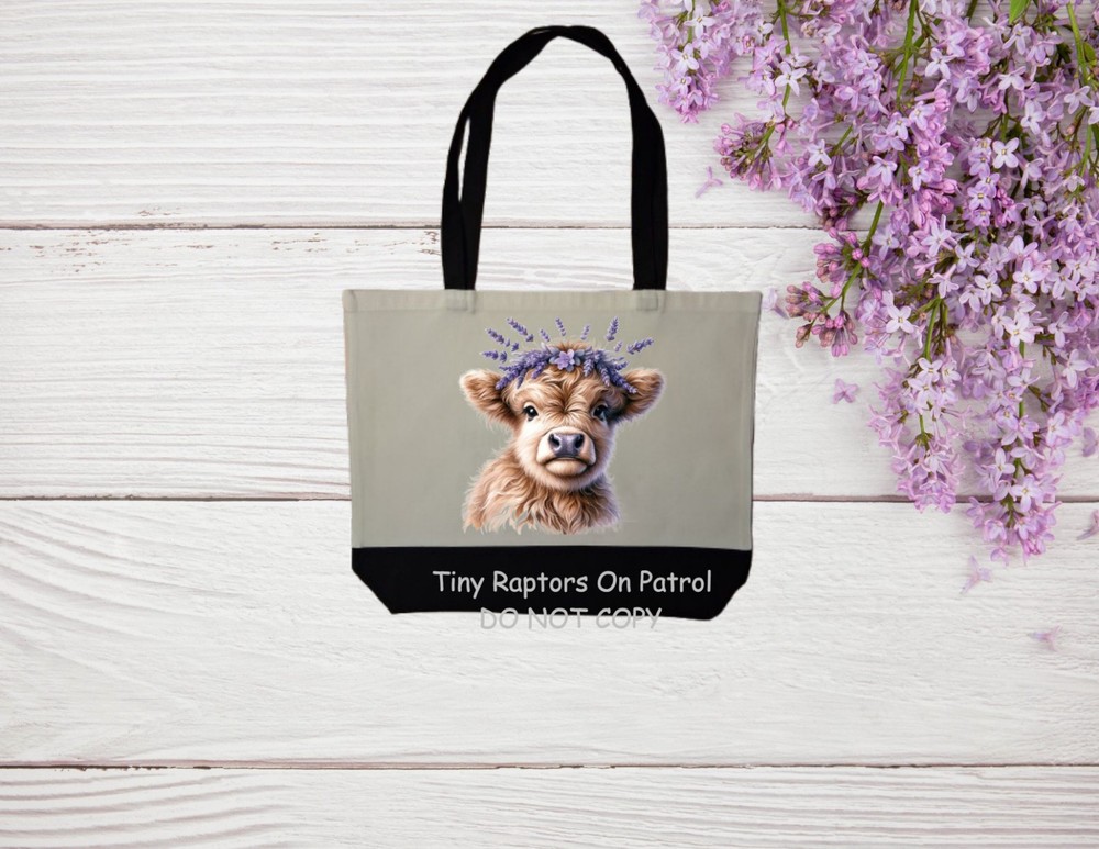 Highland Cow~ Canvas Tote Bag~FREE shipping~shopping~CHOICE~Reusable~Gift~USA