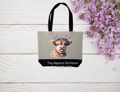 Highland Cow~ Canvas Tote Bag~FREE shipping~shopping~CHOICE~Reusable~Gift~USA