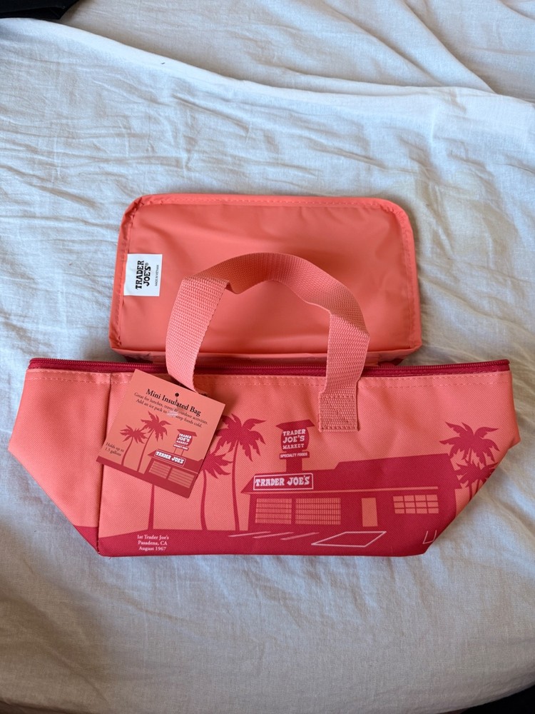 Trader Joe’s Mini Insulated Bag Peach/Orange August 2025 Release
