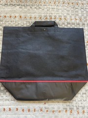 Limited Edition Lululemon Man’s Black Red Large Reusable Shopping Tote Bag Men’s