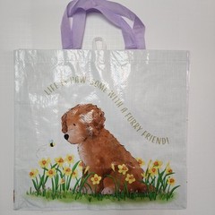 Tesco Curtis Dog Tote Bag Spring Daffodil 2025 Flower New
