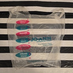 JoAnn Stores Fabric and Crafts Shopping Grocery Plastic Bag Retro 2005-2010 era