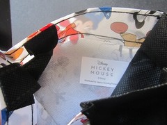 DISNEY Mickey Mouse Everywhere on FUN SHOPPING BAG 13″ x 12″ x 6″ NEW