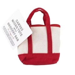 Mini Cute Canvas Tote Christmas Reusable Grocery Bag,Handbag, Wrist Bag