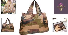 Eco-Friendly Foldable Grocery Tote – Lightweight Waterproof Nylon Bag, 22×16.5
