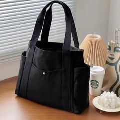 NEW Large Capacity Canvas Tote Bag Shoulder Shopping Book Bag Fast Shipping