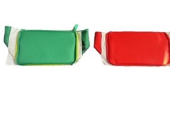 2 Trader Joe’s Mini Insulated Tote Bag Red Green Limited 1.5G Christmas 🎄🛍️