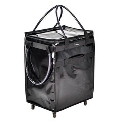 Reusable Grocery Bag On Wheels Large Capacity Shopping Trolley Foldable Rolli…
