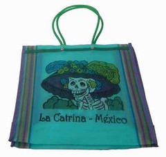 Mexican Catrina Day of the Dead Tote Bag Reusable Shopping Bag # 213