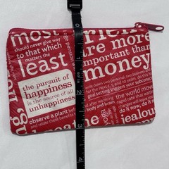 Lululemon Reusable Bag Lot Small Logo White Red Silver Love Yoga GC Zip Pouch