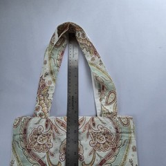 Paisley Pattern Foldable Fabric Reusable Shopping Bag Medium Multicolor