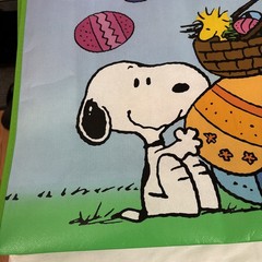 Peanuts Snoopy Easter🐇 XL Reusable Tote/Shopping/Gift Bag Free Shipping!