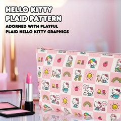 Concept One Hello Kitty Travel Makeup Bag, Trapezoid Cosmetic Organizer Multi