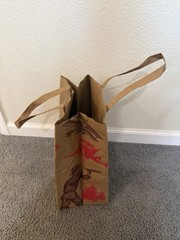Trader Joe’s Eco Reusable Brown Shopping Bag “rare” with 3 extra bags