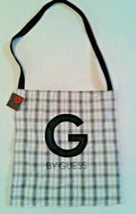 GUESS handbag bag Cotton Grocery Errand Travel Lightweight New