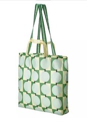 IKEA Sotronn Pale Yellow/Multicolor Folds Into It’s Pocket Shopping Tote Bag