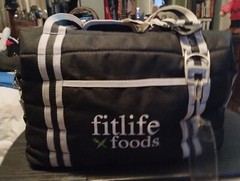 Fitlife Foods Insulated Cooler Tote Bag Black Specialty Foods Zips Fit Life Grea