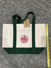 BNWT Trader Joe’s – 2025 Christmas Canvas Tote Shopping Bag Large Green