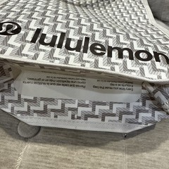 Lululemon 2025 Reusable Small Shopping Tote Bag Geometric Pattern 9.25X 11X4.5”