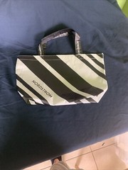 Nordstrom Shopping Tote Bag Reusable Plastic Shopping Eco Black Small Bag
