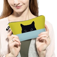Livel lhood Kitten Gifts Black Cat Makeup Bag Cute Organizer hz1534