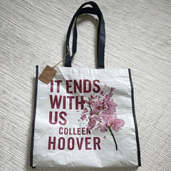 Karma Reusable Floral Tote Bag 13x7x13 inches Colleen Hoover It Ends With Us