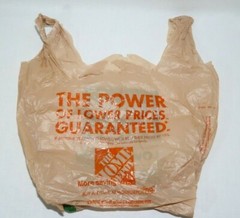 Assorted Plastic Grocery Bags Single Use Clean Folded Art Crafts Trash Bag